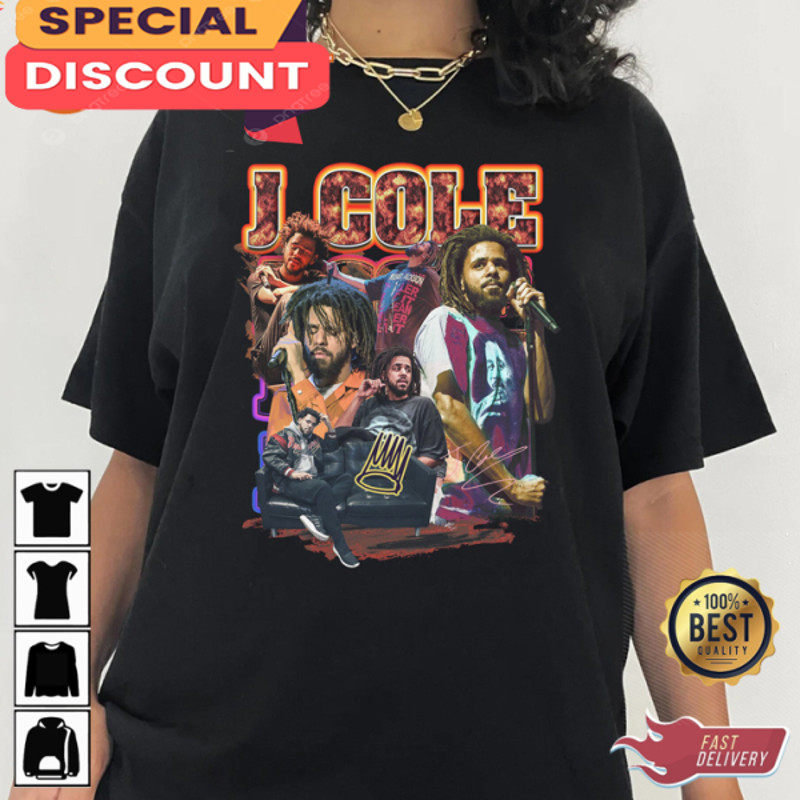 J Cole Roc Nation Rapper Love Yourz Melodies Vintage T-shirt.jpg