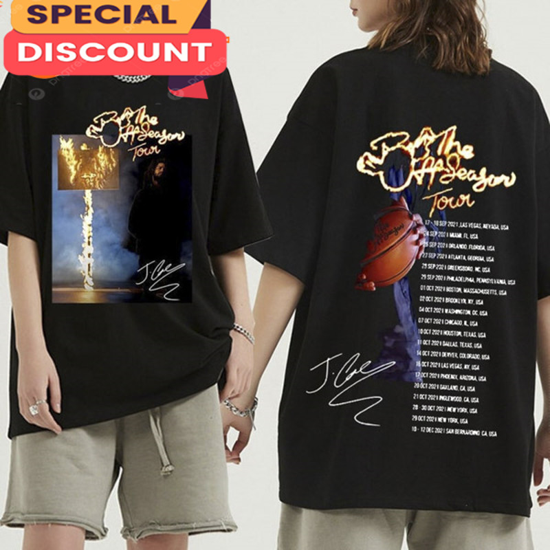 J Cole The Off Season Tour 2023 Two sides Shirt.jpg