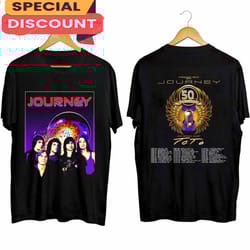 journey freedom tour 2024 merch with toto, gift for fan, music tour shirt