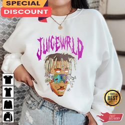 juice wrld best unique graphic tee t-shirt corkyshirt com, gift for fan, music tour shirt