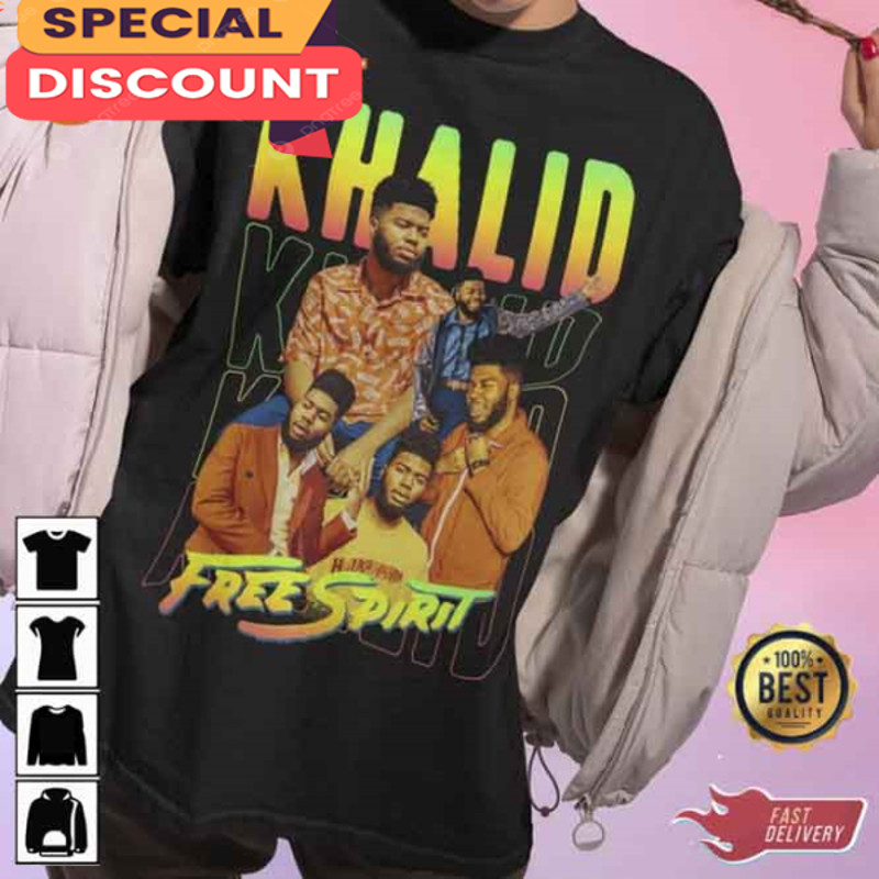 Khalid Unisex Bootleg Unisex T-shirt.jpg