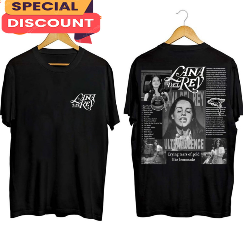 Lana Del Rey Album Ultraviolence Tracklist T-shirt.jpg