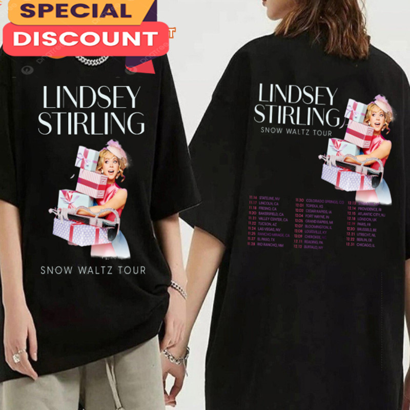 Lindsey Stirling Violin Snow Waltz Tour Dates 2023 T-shirt.jpg
