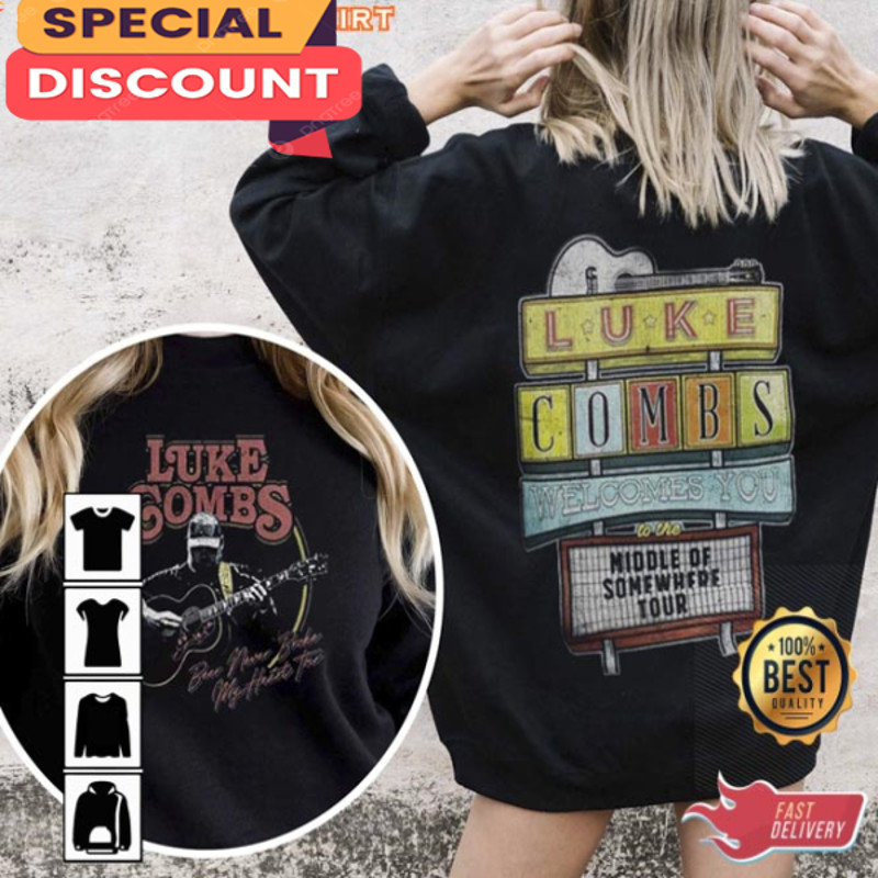 Luke Combs Tshirtluke Combs Guitar Tour Shirt.jpg