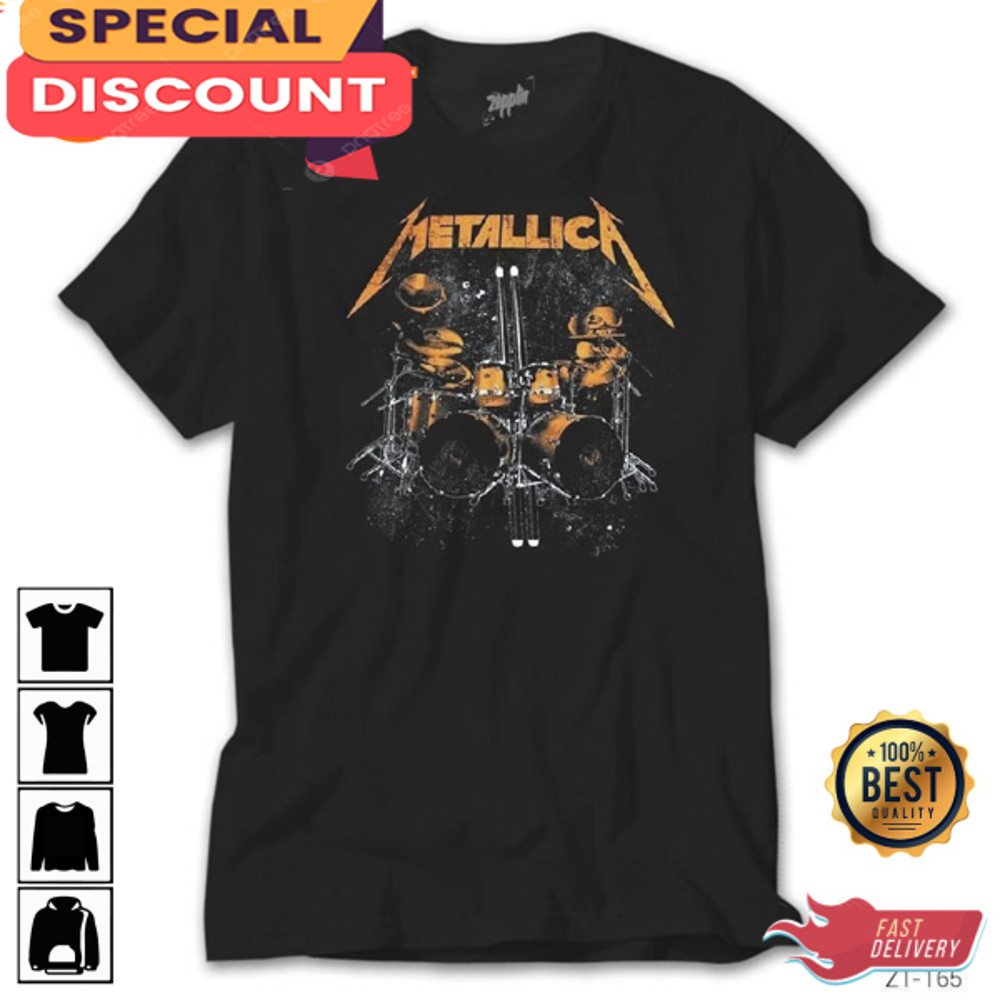 Metal Rock Band Metallica Lars Dum Shirt Design.jpg