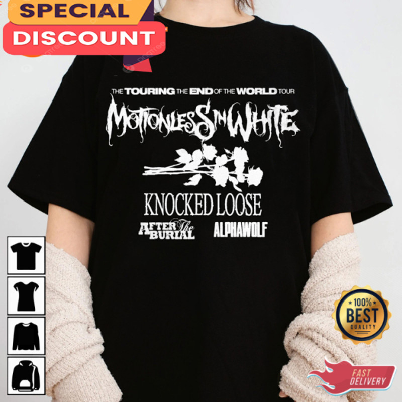Motionless In White The Touring The End Of The World Tour 2023 T-shirt.jpg
