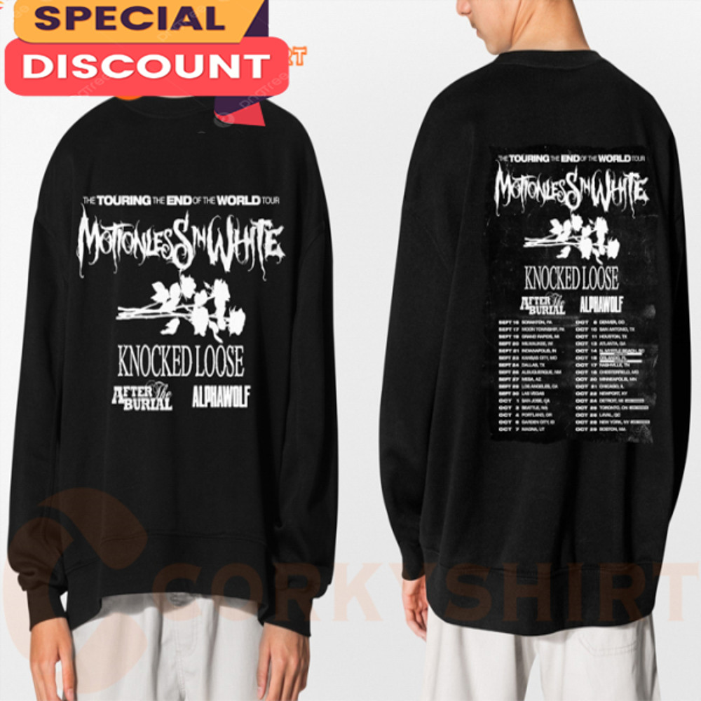 Motionless In White Tour 2023 The Touring The End Of The World Tour Sweatshirt.jpg