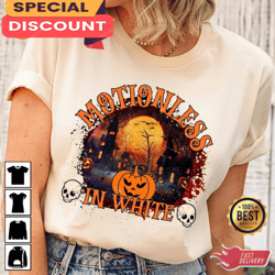 motionless in white tour halloween pumpkin t-shirt, gift for fan, music tour shirt