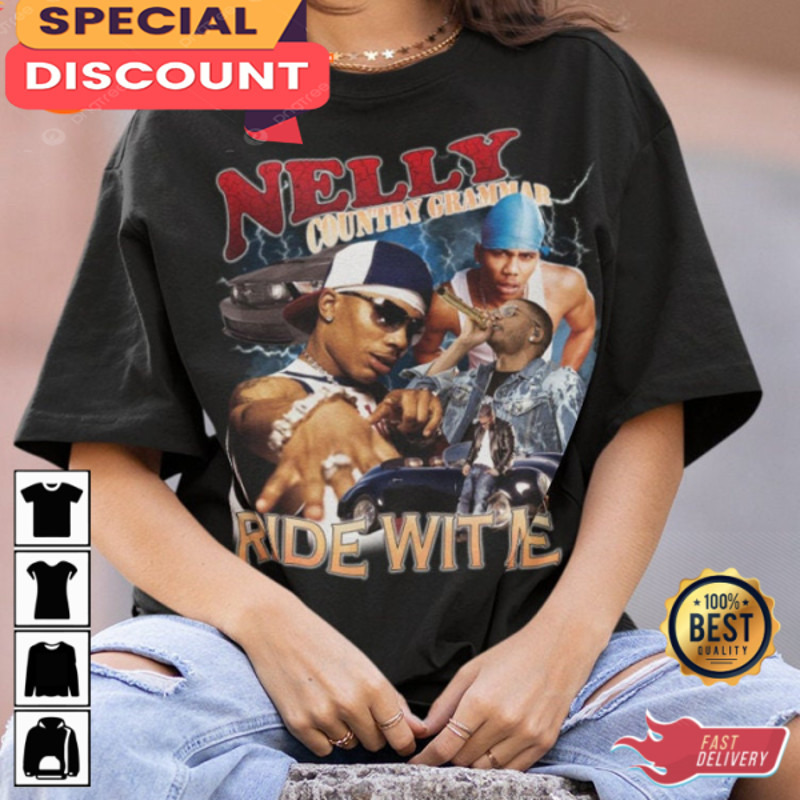 Nelly Ride Wit Me Country Grammar Hip Hop Legends Music Trendy T-Shirt.jpg