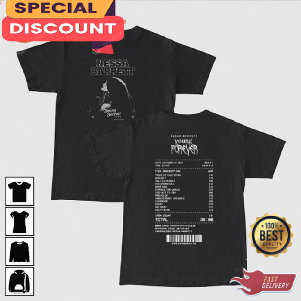 Nessa Barrett Young Forever Tour 2023 Vintage Shirt.jpg