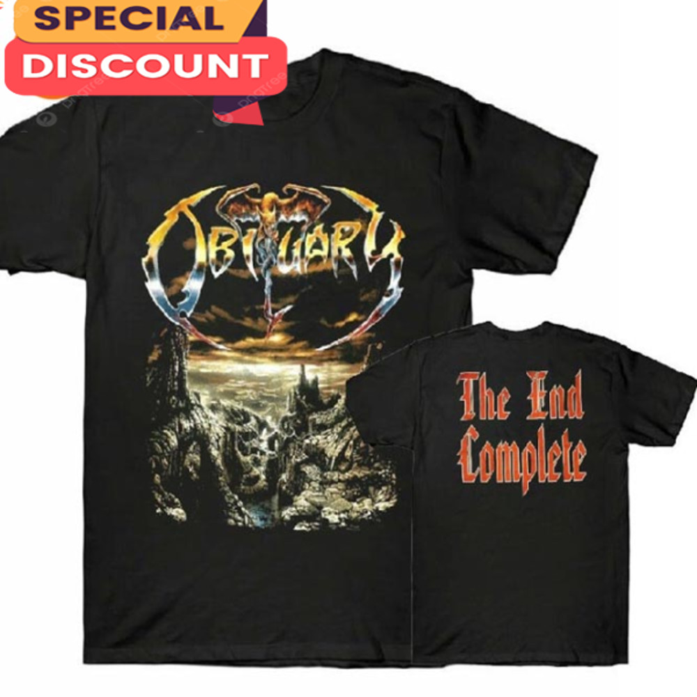 New Obituary The End Complete Album Cover Metal Music Tshirt For Fans.jpg