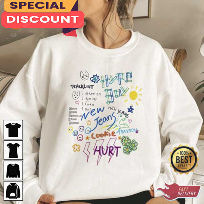 NewJeans Track List Album Sweatshirt Hoodie.jpg