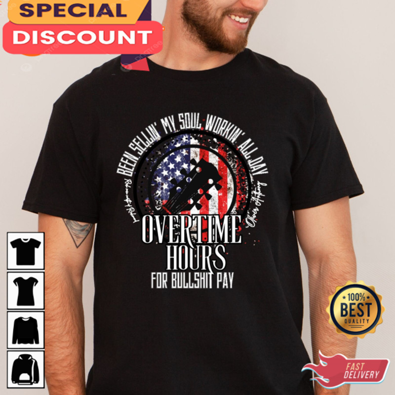 Oliver Anthony Been Selling My Soul Working Hard Overtime Rich Men Quote T-Shirt.jpg