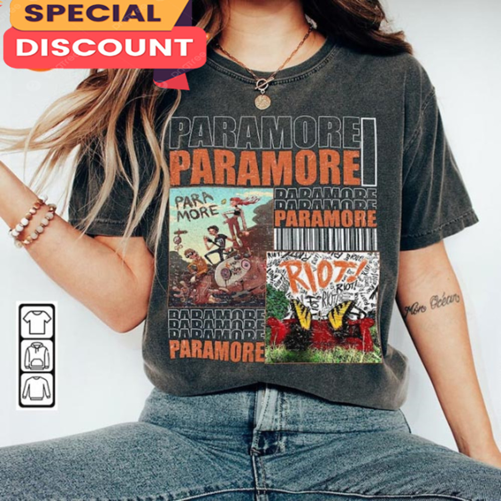 Paramore Music K8 This Is Why Concert 2023 Riot Unisex Concert Shirt.jpg