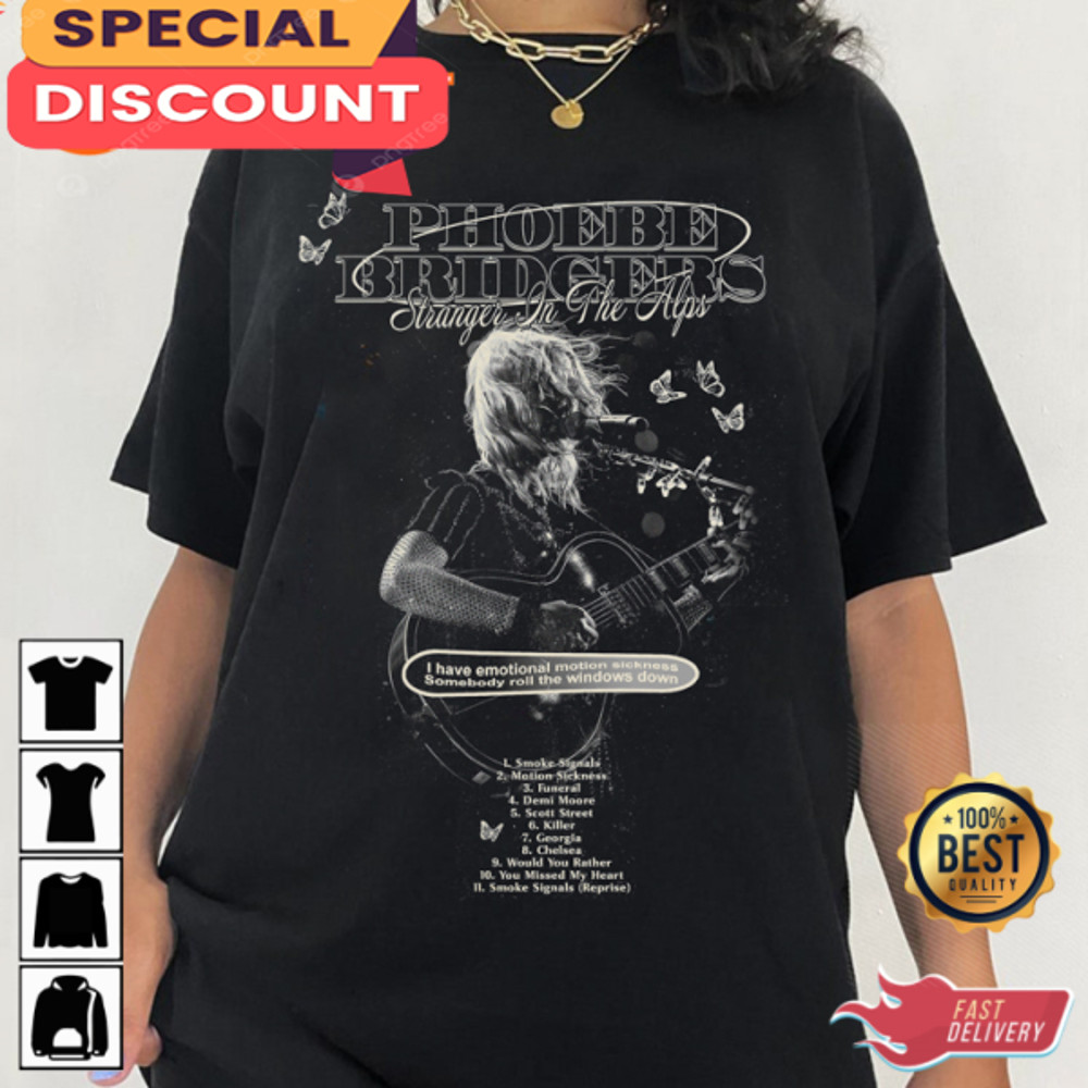 Phoebe Bridgers Stranger In The Alps Album I Have Emotional Motion Sickness Concert T-Shirt.jpg