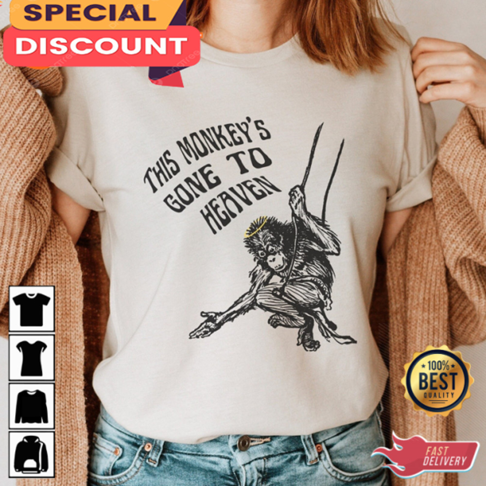 Pixies Monkey Gone To Heaven Alternative Rock Unisex T-Shirt.jpg