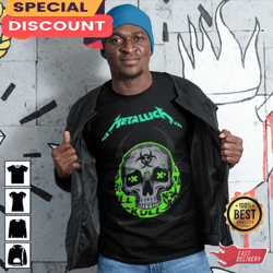 poison danger design metallica m72 world tour rock music unisex t-shirt, gift for fan, music tour shirt