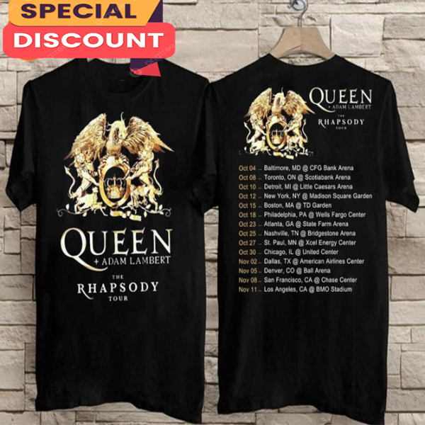 Queen Adam Lambert The Rhapsody Tour 2023 Queen Rock Band T- - Inspire ...