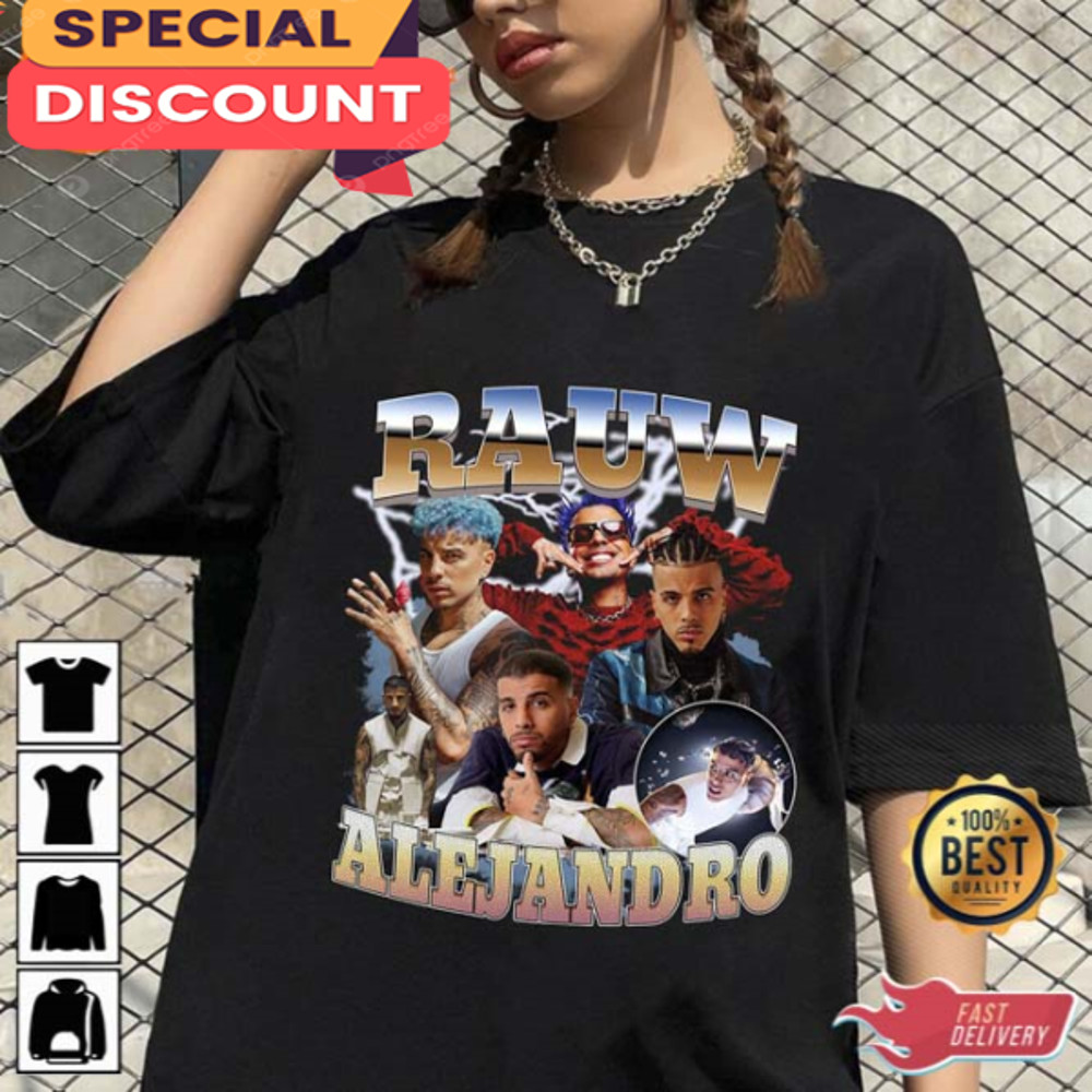 Rauw Alejandro Vintage 90s Rauw Alejandro Bootleg Retro Shirt.jpg
