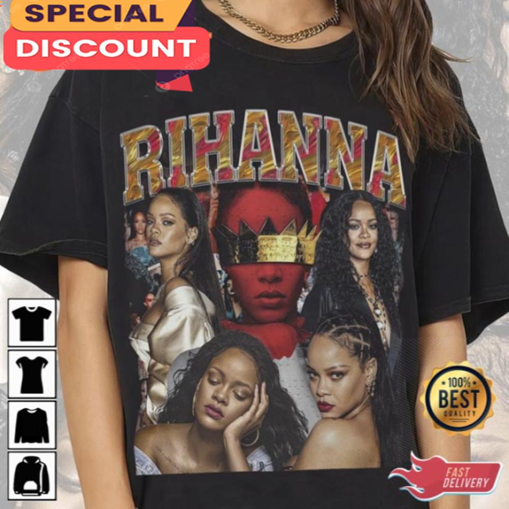 Rihanna Vintage 90s Style Unisex Shirt.jpg