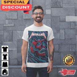 rock music fan gift metallica m72 world tour japanese style t-shirt, gift for fan, music tour shirt