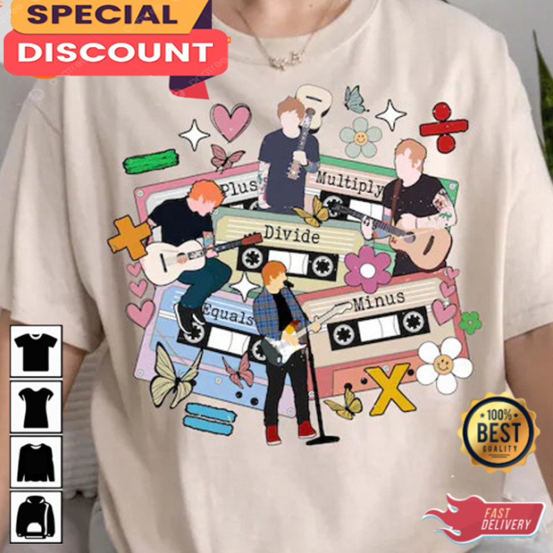 Sheeran Mathematics World Tour 23 Cassette T-Shirt.jpg
