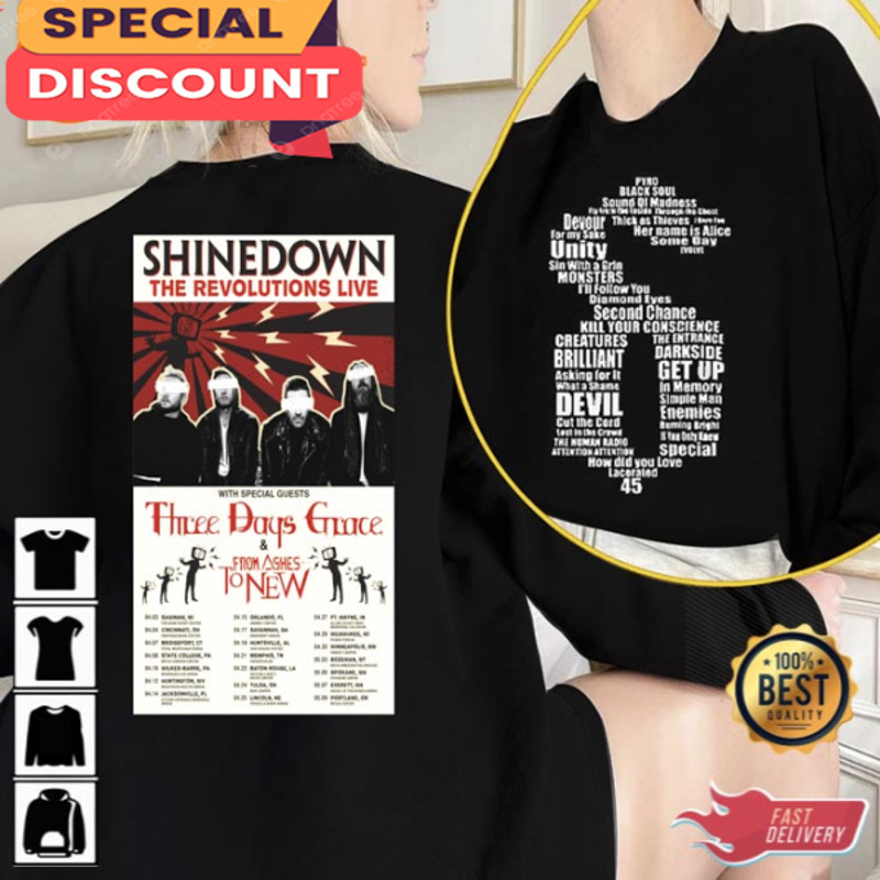 Shinedown The Revolutions Live Tour 2023 From Ashes To New White Shirt.jpg