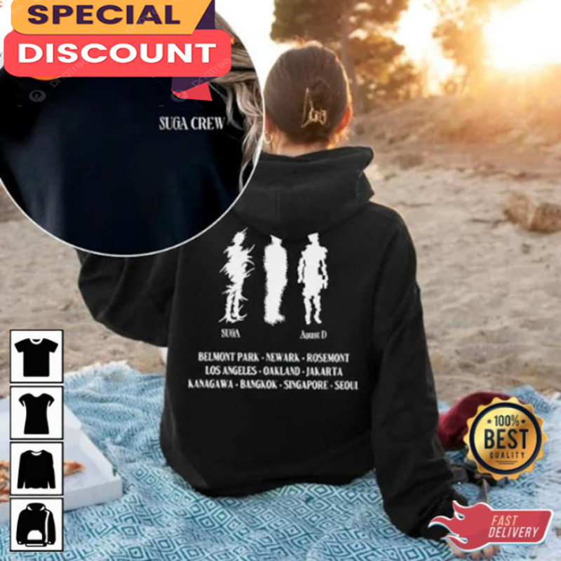 Suga Crew Agust D D Day Tour Album Suga On Tour 2023 Shirt Anniversary Gift.jpg