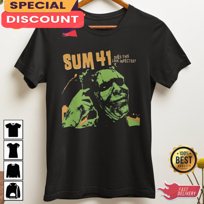 Sum 41 Rock Band Music Tour Frankenstein Halloween T-shirt.jpg