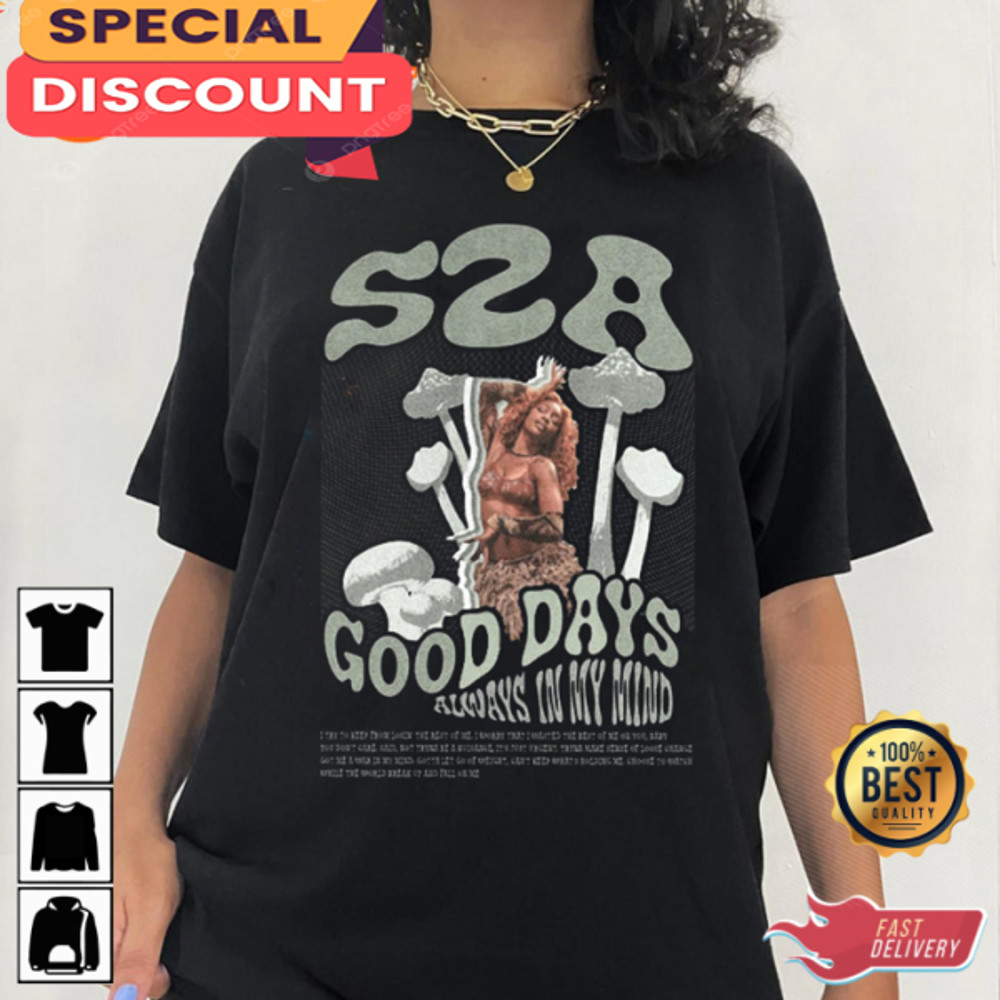 SZA Good Days 90s Always In My Mind SOS Melodies Concert T-Shirt.jpg