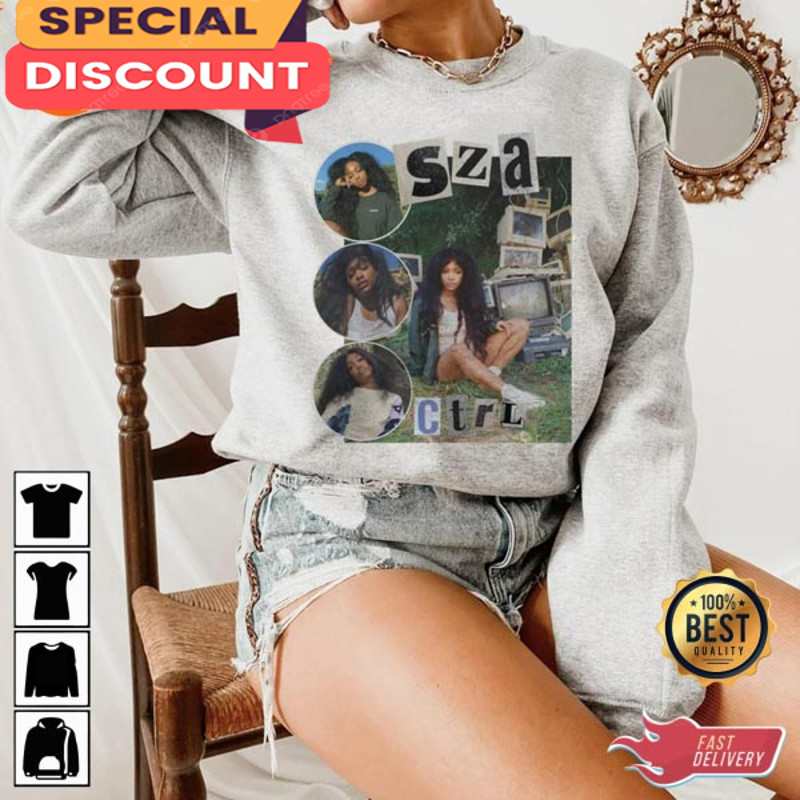 SZA Vintage Y2k 90s Aesthetic SZA Ctrl Album Shirt.jpg
