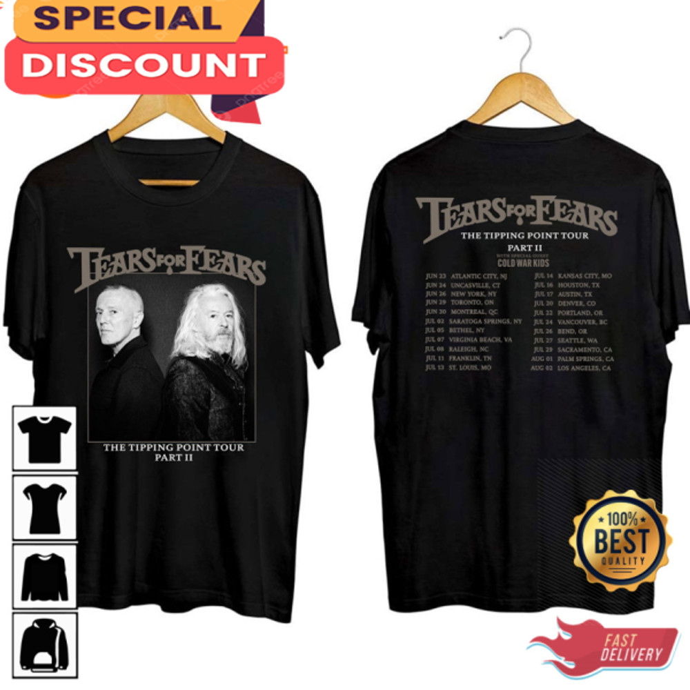 Tears For Fears Concert The Tipping Point Tour 2023 T-shirt.jpg