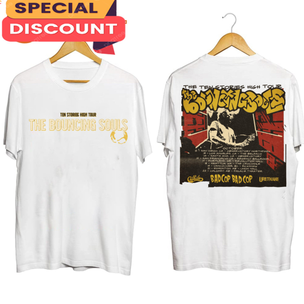 The Bouncing Souls Band 2023 Ten Stories High Tour T-shirt.jpg