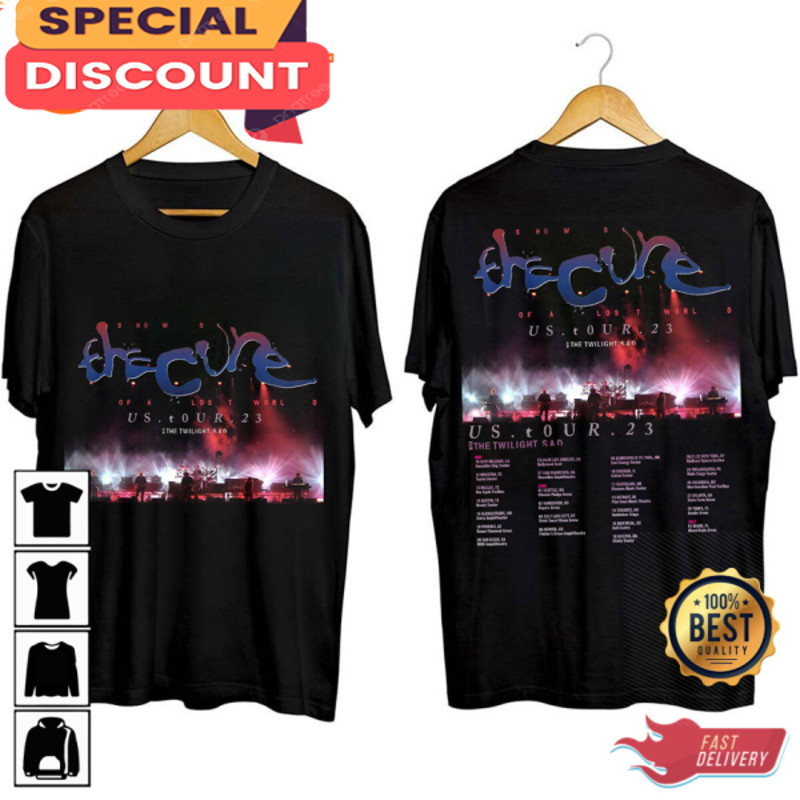 The Cure Band 2023 North American Tour Unisex T-shirt.jpg