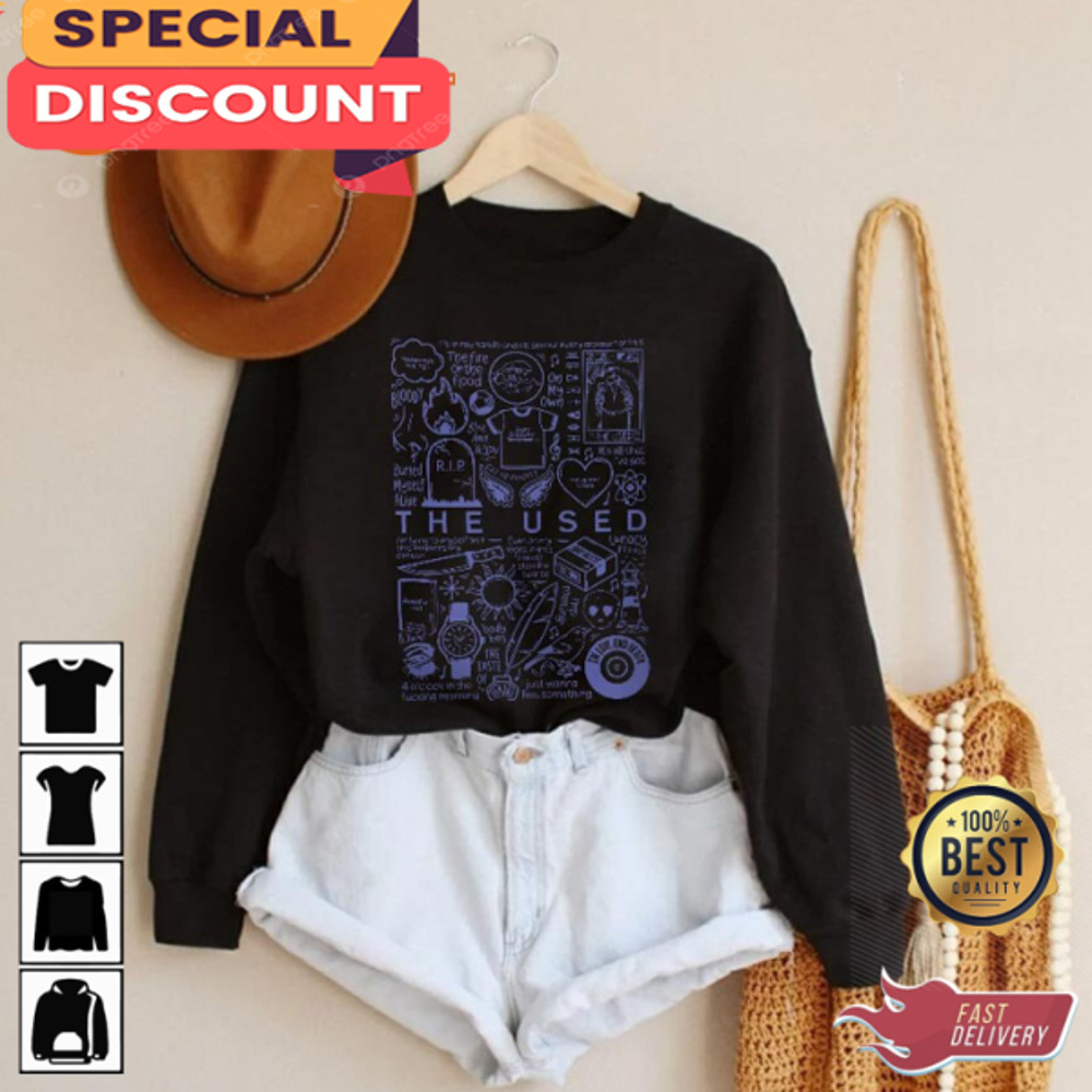 The Used Band Album American Rock The Tatse Concert T-Shirt.jpg