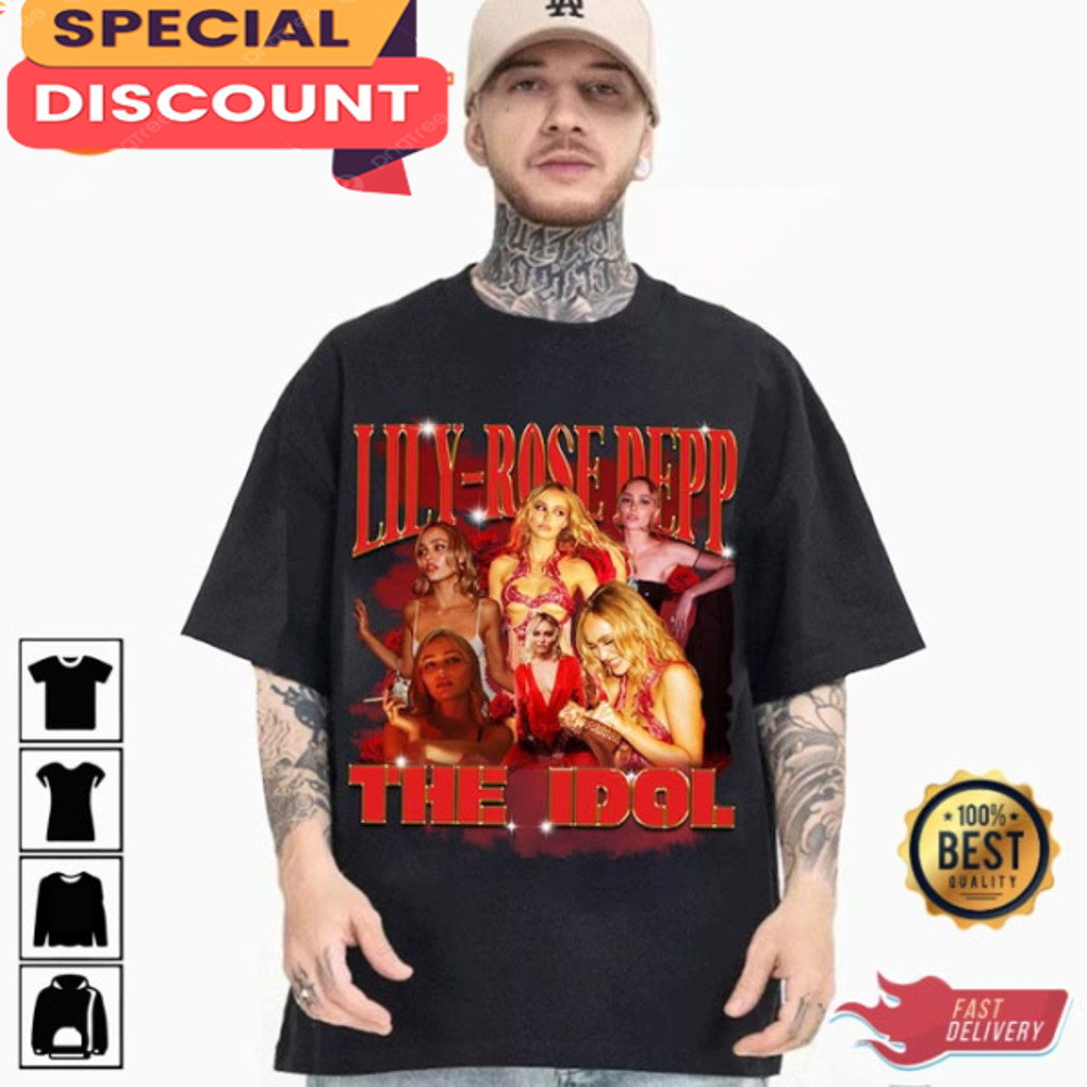 The Weeknd Lily-Rose Depp The Idol 2023 Movie Fan T-Shirt.jpg
