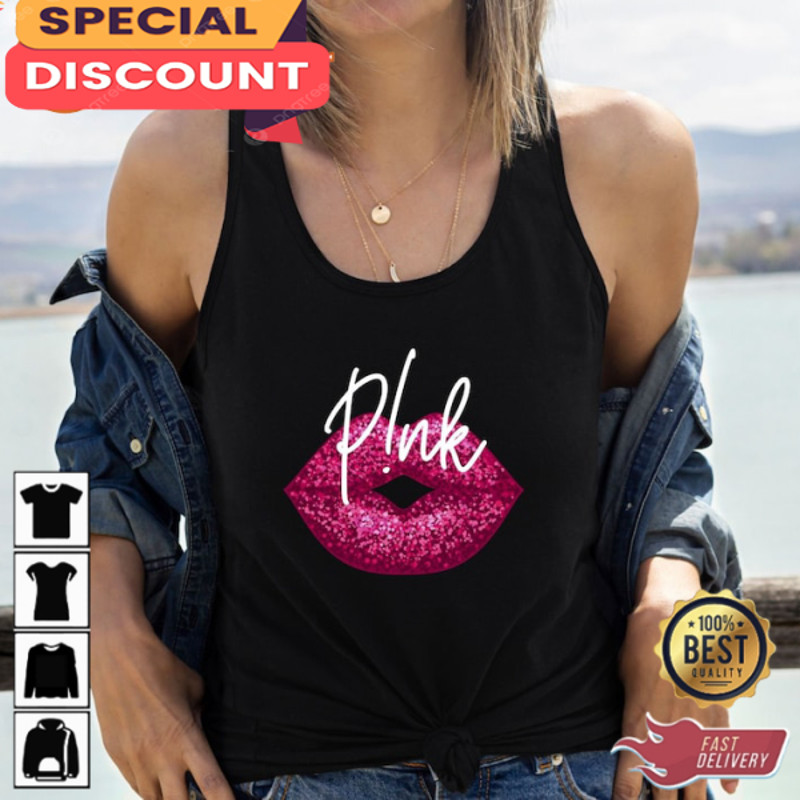 Trendy Pink Tank Top For Music Lovers Concert Tee For Pink.jpg
