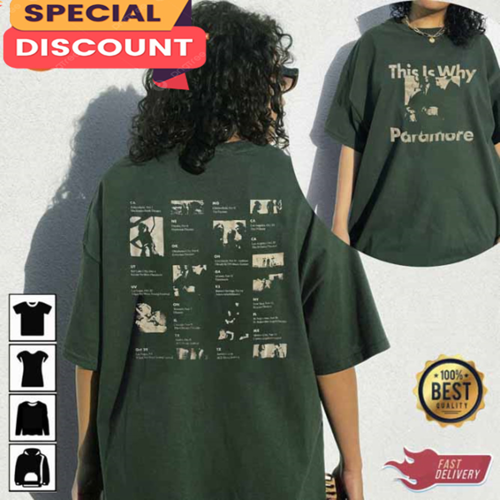 Vintage Inspired This is Why Paramore New Album 2023 Designed Shirt.jpg
