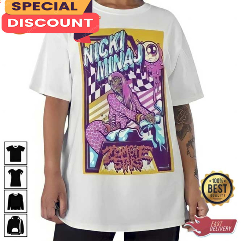 Vintage Nicki Minaj Zombie Tshirt.jpg