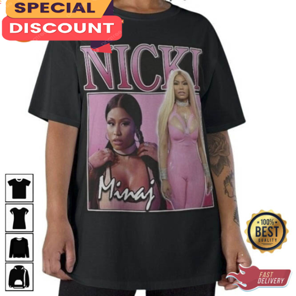 Vintage Nicki Rapper Graphic Tee Shirt.jpg
