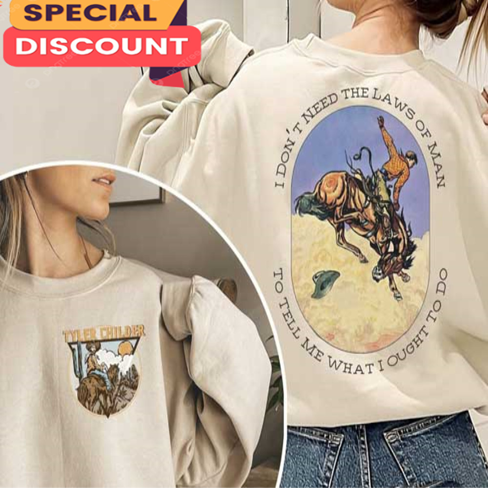 Vintage Tyler Childers Triune God Retro Western Shirt.jpg