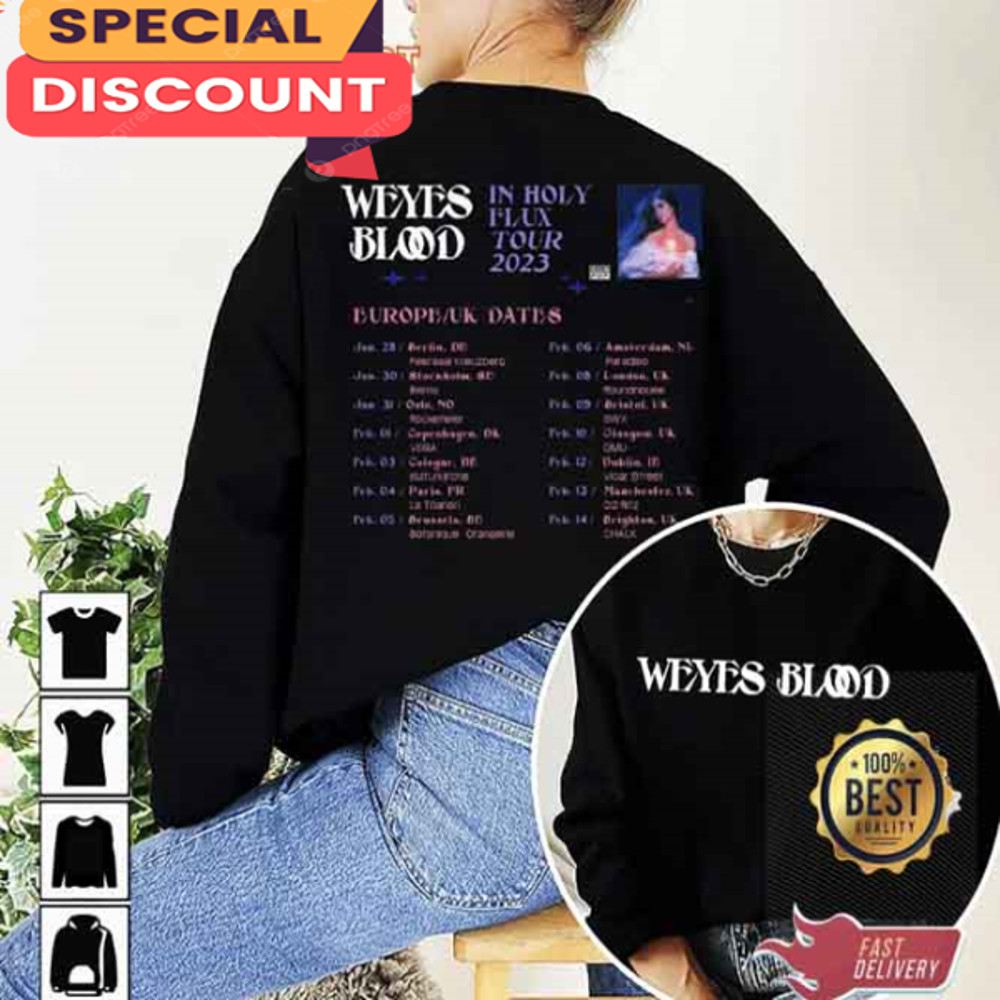 Weyes Blood In Holy Flux Tour 2023 Trending Tee.jpg