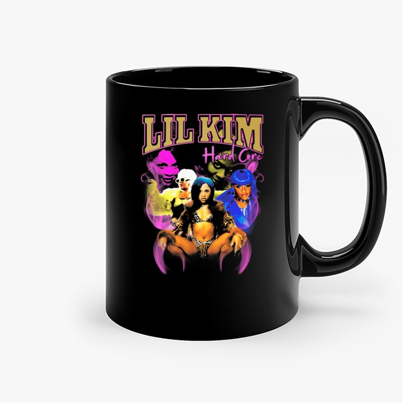 Lil Kim 90S Style Vintage Bootleg Rap Bad Boy Biggie Junior Hip Hop Ceramic Mugs.jpg
