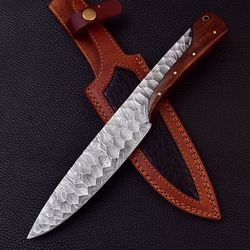 damascus steel hunting knives-12" damascus steel bowie knife/survival/camping