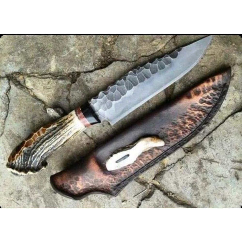 J2 Steel Hunting Knife with Hammer