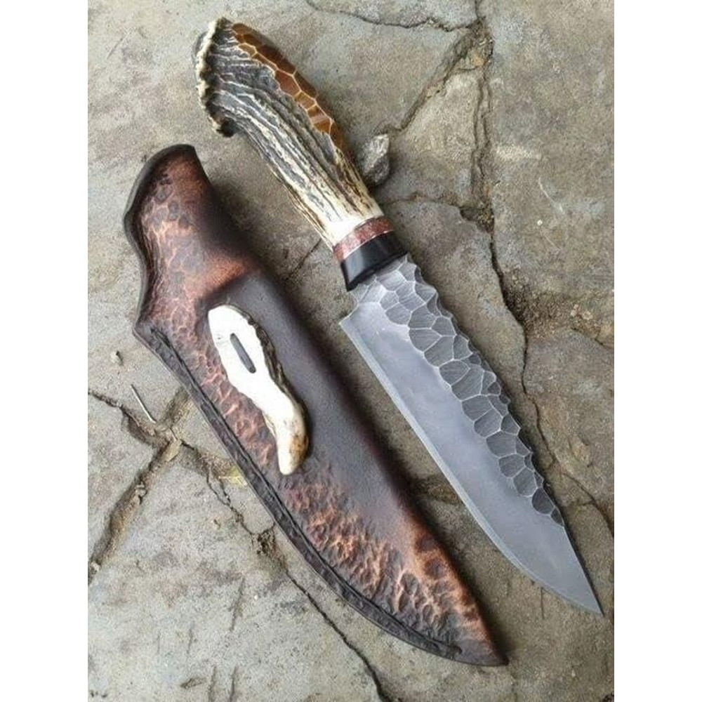 J2 Steel Hunting Knife with Hammer
