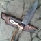 J2 Steel Hunting Knife with Hammer