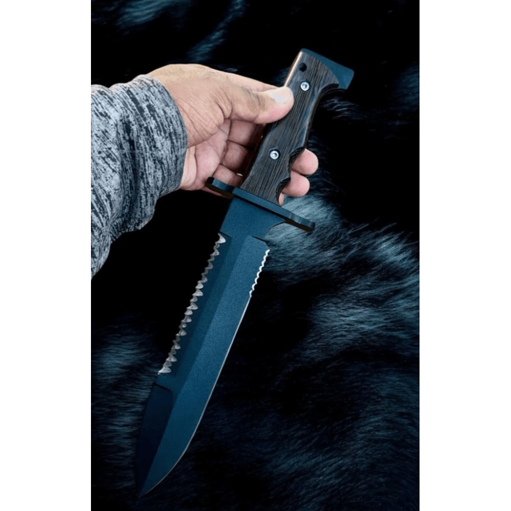 Buy Copper Damascus Hunting Bowie Knife