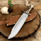 Premium D2 Steel Bowie Knife 15 Collector Blade With Stag Horn Handle Leather Sheath Handmade Hu 3
