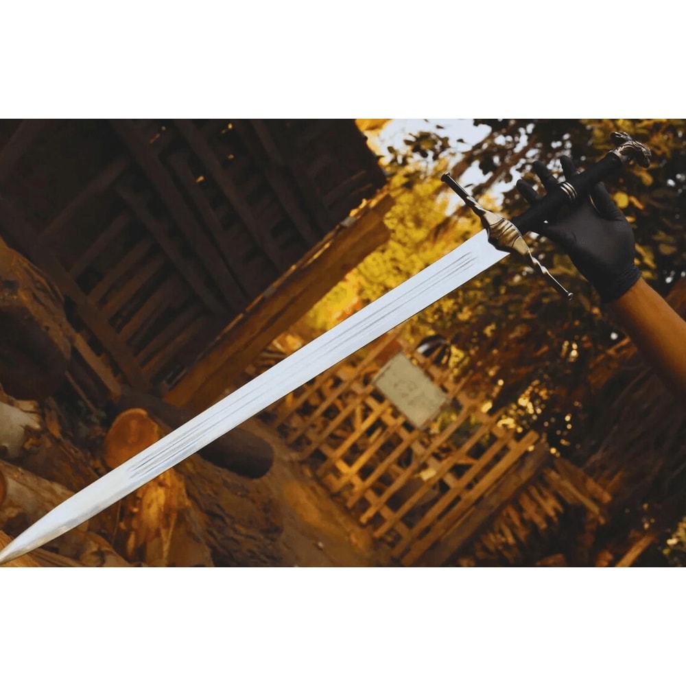 WitcherInspired Display Sword 38 Inch Feline And Griffin Fantasy Decorative Collectible 4